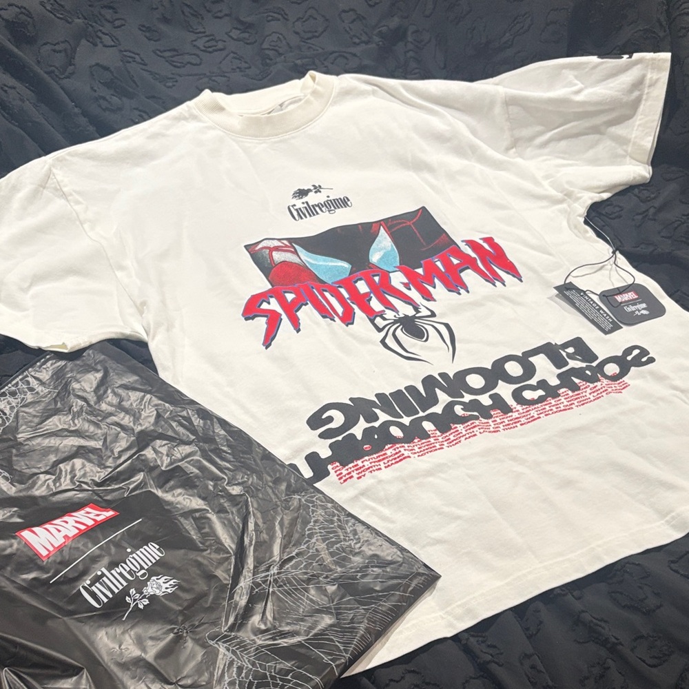 Civil Regime x Marvel Spider-Man collab Shirt